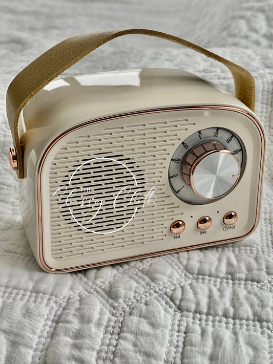 Vintage Bluetooth Radio - Cream RTS