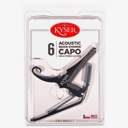 Capo, Kyser Quick Change for 6-String Acoustic Guitar