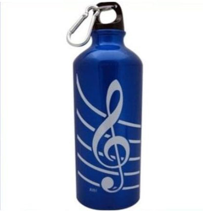 Sports Bottle, Aluminum - Treble Clef