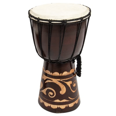 Djembe, 19" - Line-Carved