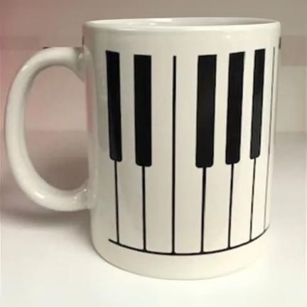 Mug, Piano Keyboard