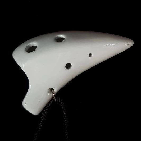 Soprano G Ocarina, Dragontooth Design, Ivory