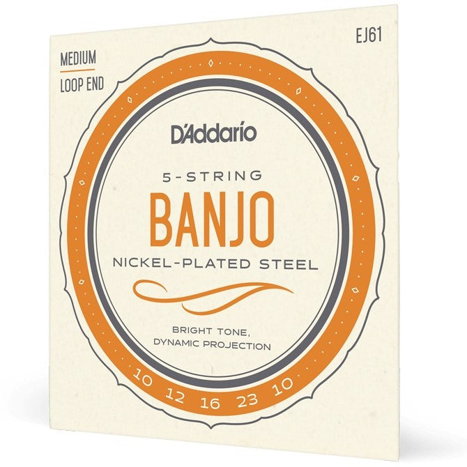 Banjo Strings, 5-String, D'Addario EJ61