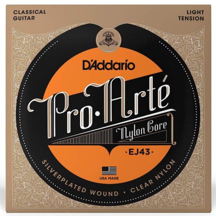 Guitar Strings, Classical, D'Addario Pro-Arte EJ43 - Light