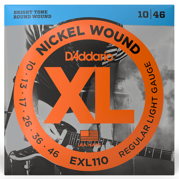 Guitar Strings, Electric, D'Addario EXL110 - Regular Light