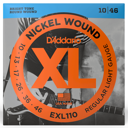 Guitar Strings, Electric, D'Addario EXL110 - Regular Light