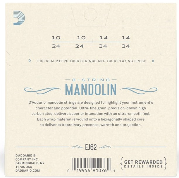 Mandolin Strings, D'Addario EJ62