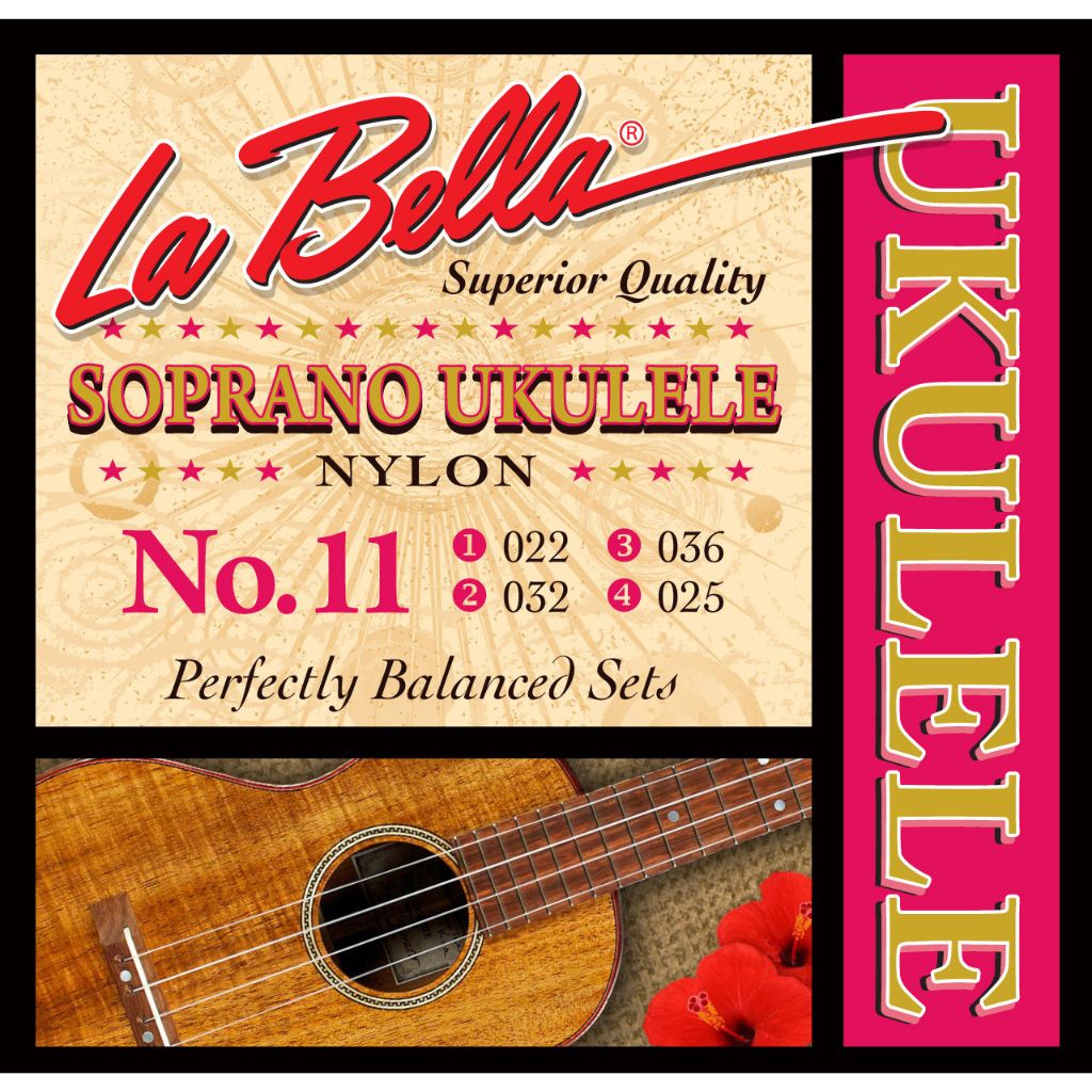 Ukulele Strings, La Bella - Soprano