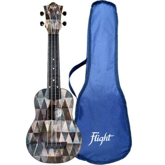 Flight TUS40 Travel Ukulele, Soprano - Arcana