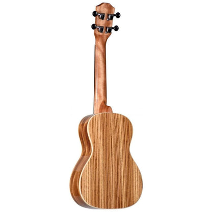 Teton TC160ZWG Ukulele, Solid Spruce Top/Zebrawood Back - Concert