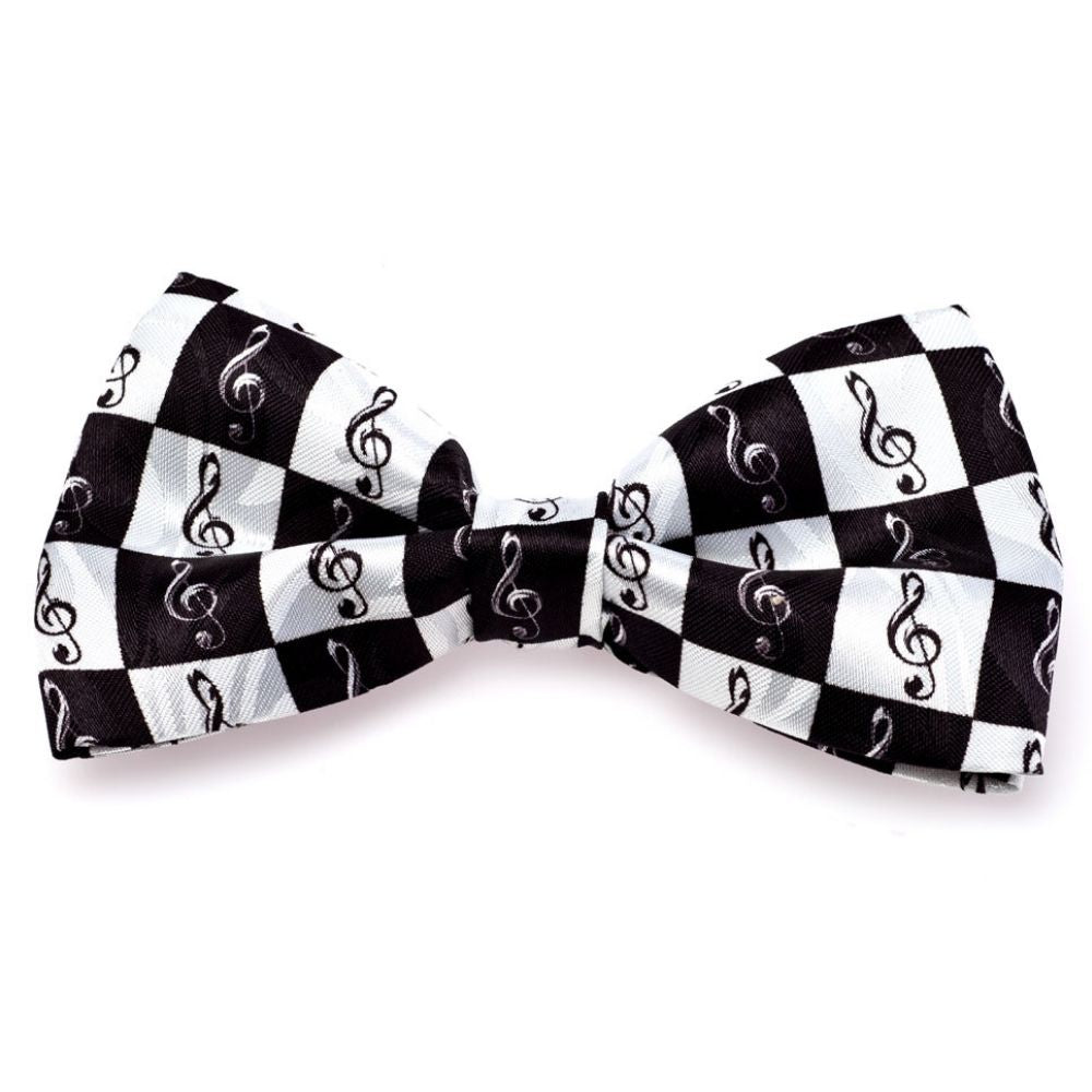 Bow Tie, Checkerboard Treble Clefs