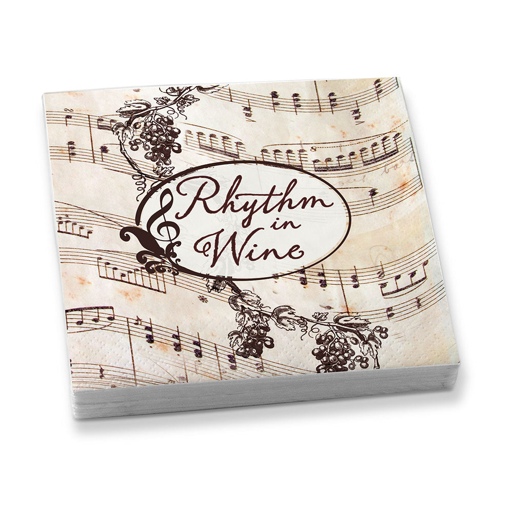 Rhythm in Wine Napkins, Beverage