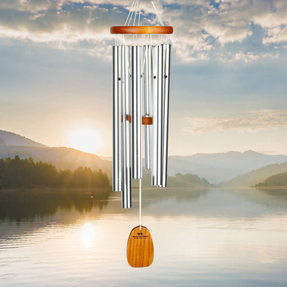 Amazing Grace® Chime - Medium, Silver - by Woodstock Chimes