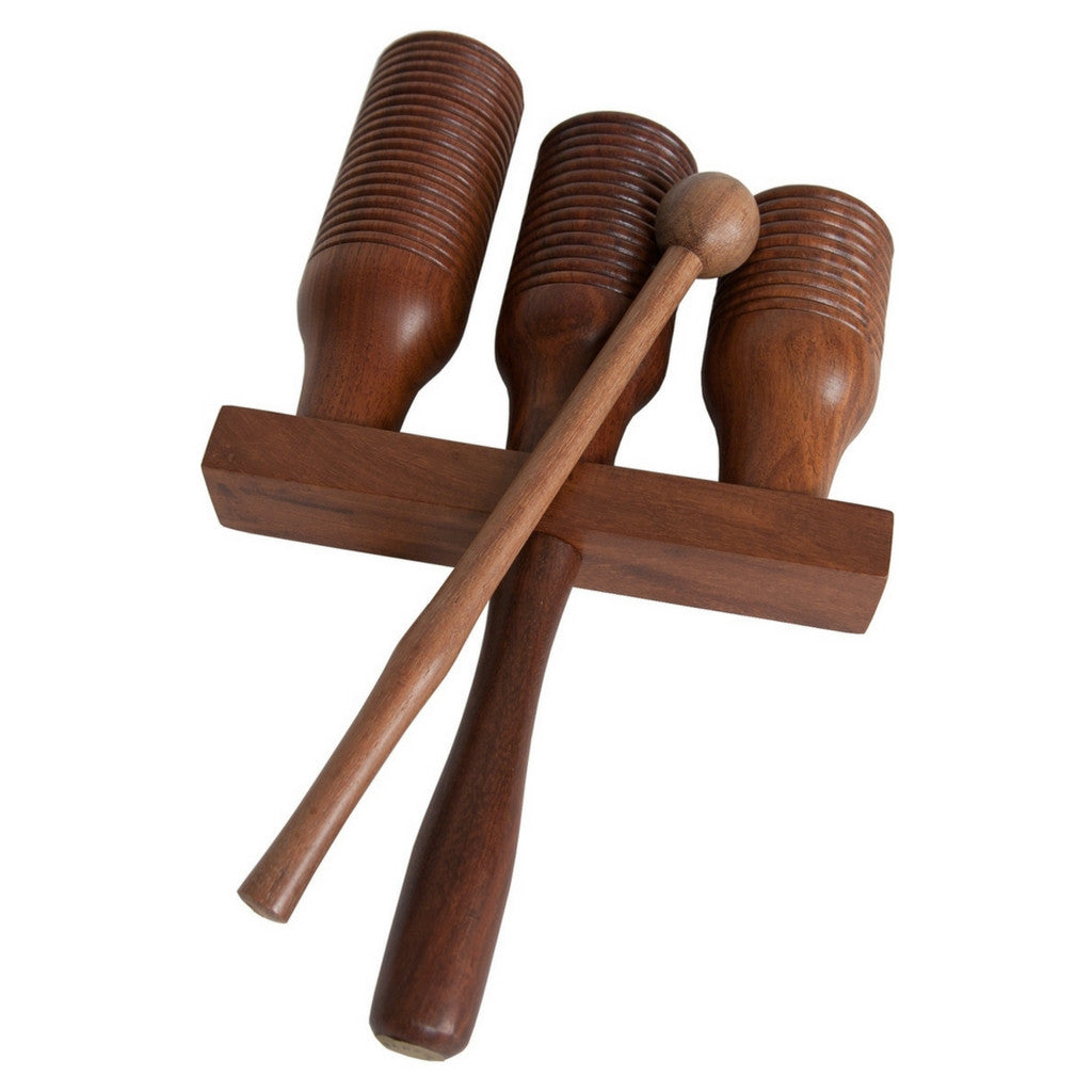 Triple Wooden Agogo Bell