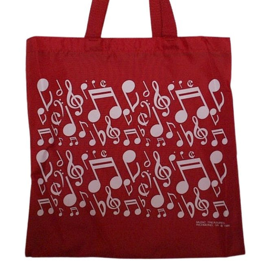 Tote Bag, Nylon, Music Symbols