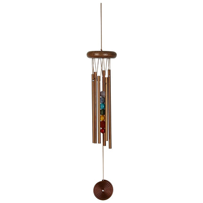 Chakra Chime - Seven Stones, Bronze - by Woodstock Chimes