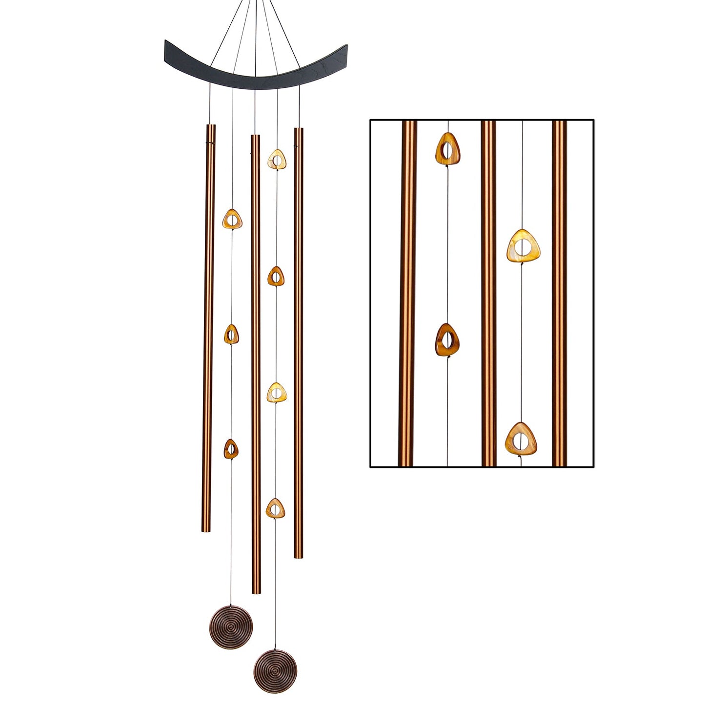 Feng Shui Chime® - Chi Energy, Tiger's-Eye - by Woodstock Chimes
