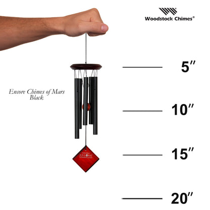 Encore® Chimes of Mars - Black - by Woodstock Chimes