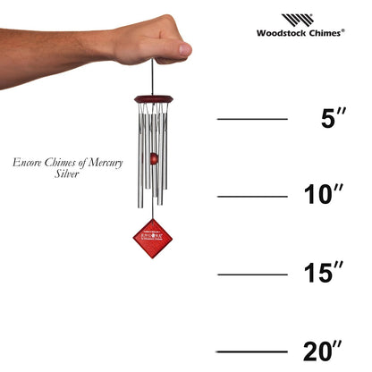 Encore® Chimes of Mercury - Silver - by Woodstock Chimes