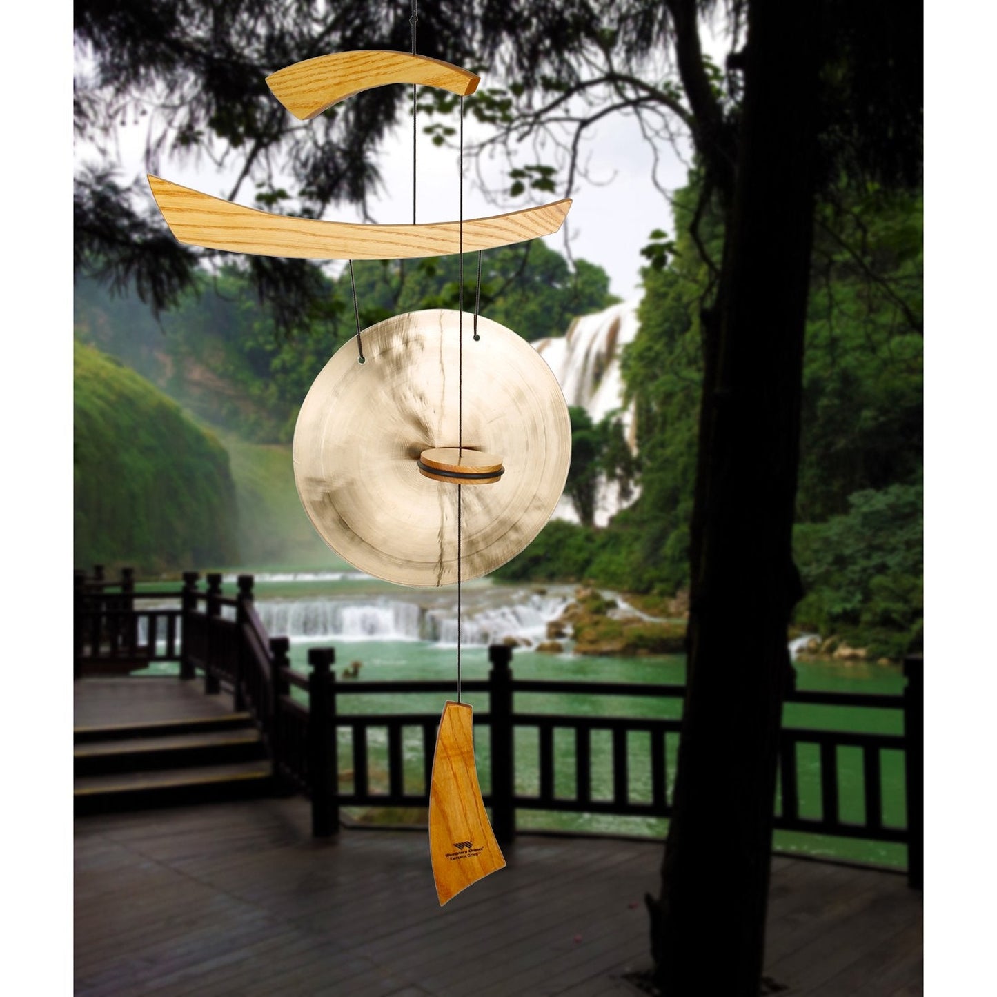 Emperor Gong™ - Medium, Natural - by Woodstock Chimes