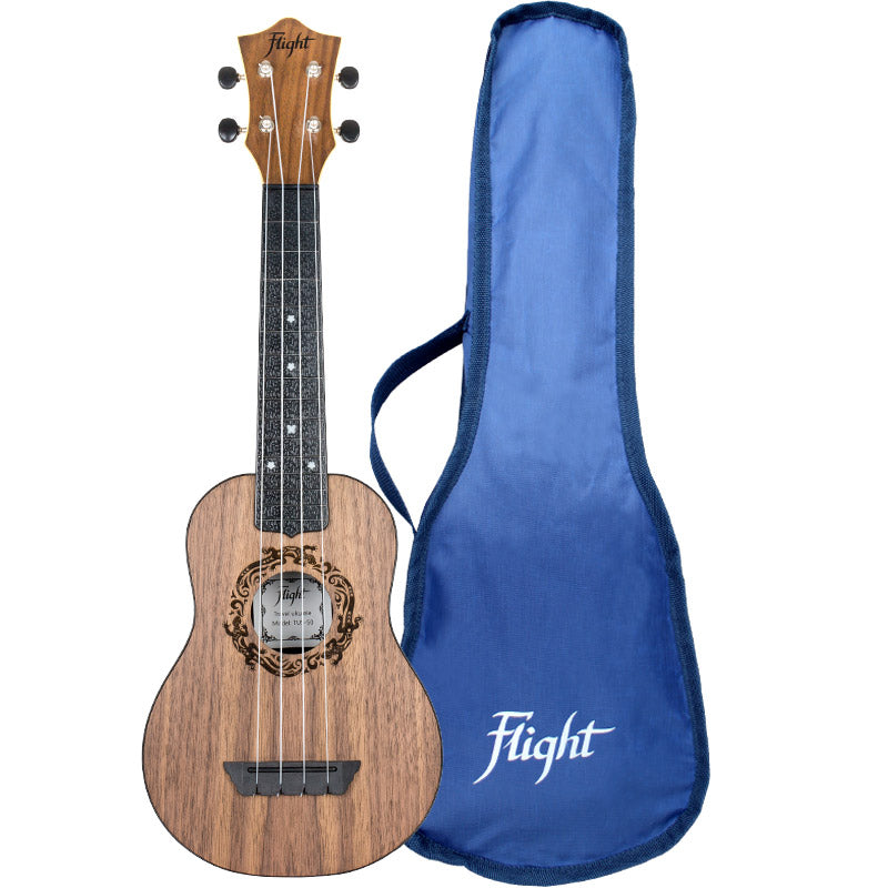 Flight TUS50 Travel Ukulele, Soprano - Salamander