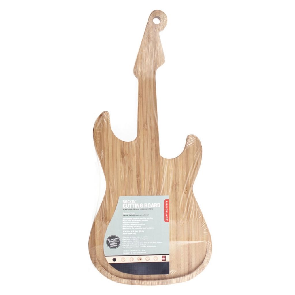 Bamboo Cutting Board, Guitar