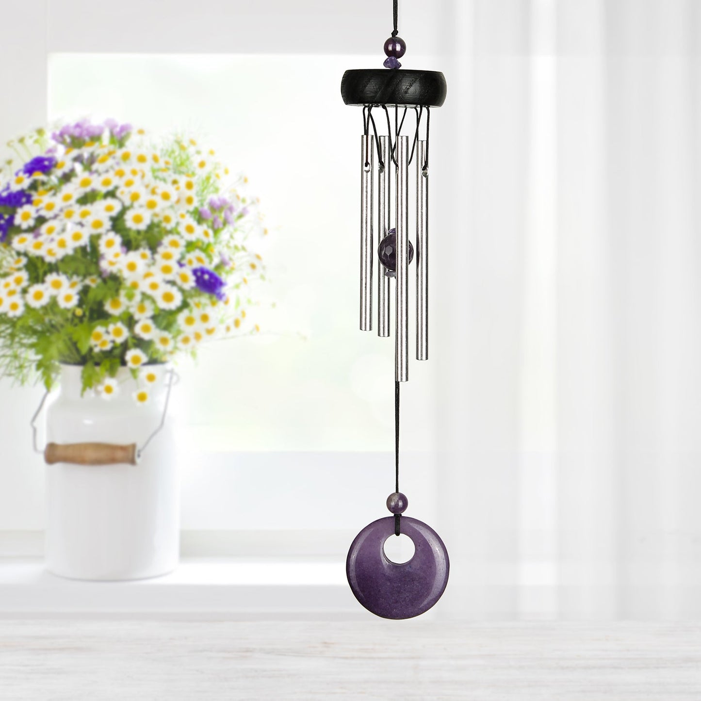 Precious Stones Chime - Amethyst - by Woodstock Chimes