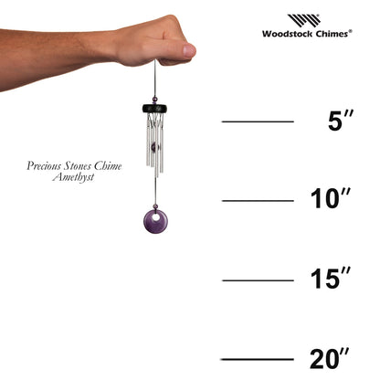 Precious Stones Chime - Amethyst - by Woodstock Chimes