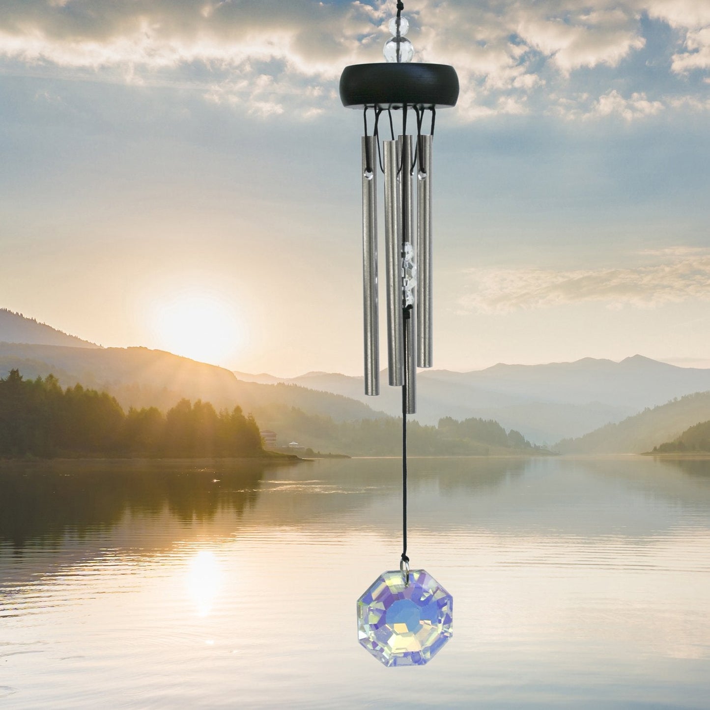 Precious Stones Chime - Crystal - by Woodstock Chimes