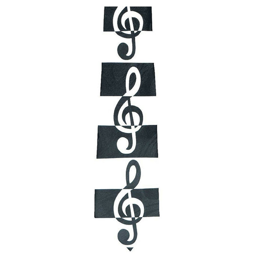 Neck Tie, Treble Clef Stripes