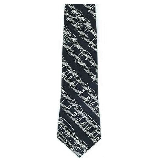 Neck Tie, Sheet Music, Black