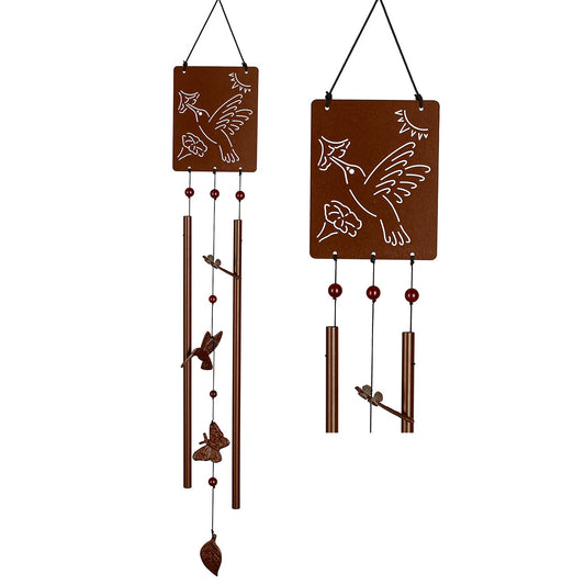 Victorian Garden Chime - Small, Hummingbird - by Woodstock Chimes