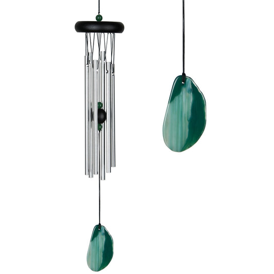 Agate Chime - Small, Green - by Woodstock Chimes