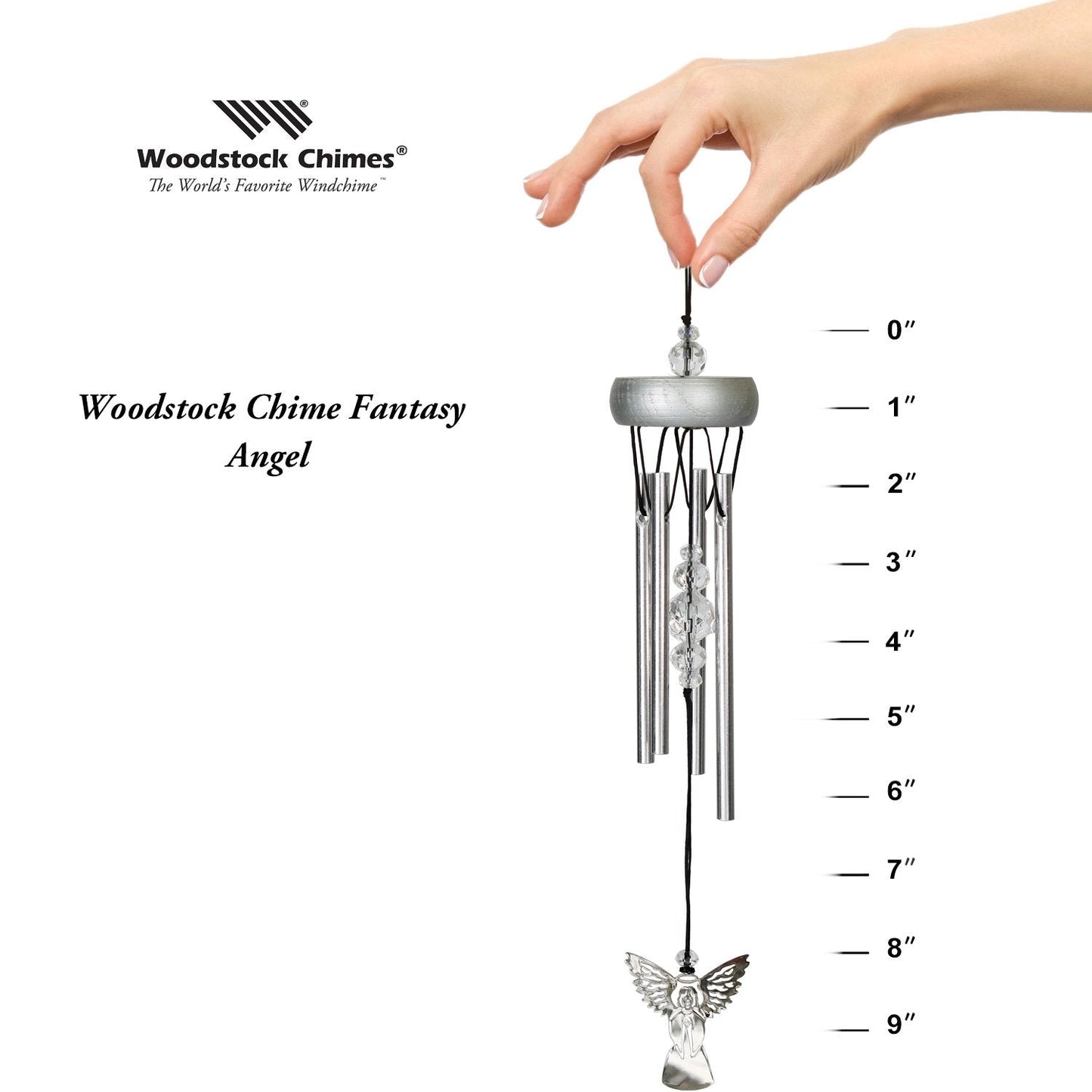 Chime Fantasy™ Wind Chime - Angel - by Woodstock Chimes