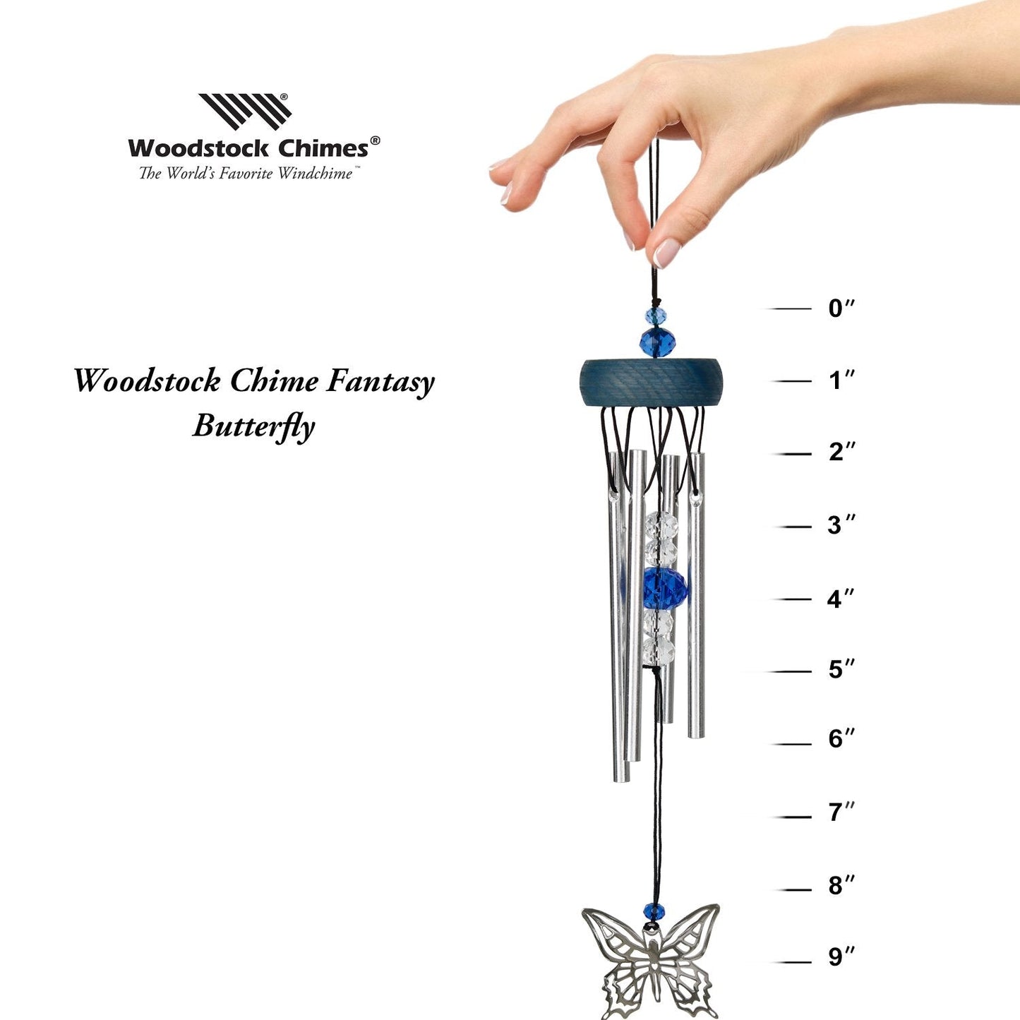 Chime Fantasy™ Wind Chime - Butterfly - by Woodstock Chimes