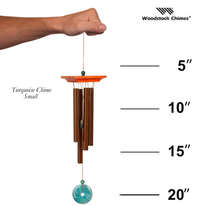 Turquoise Chime - Small - by Woodstock Chimes