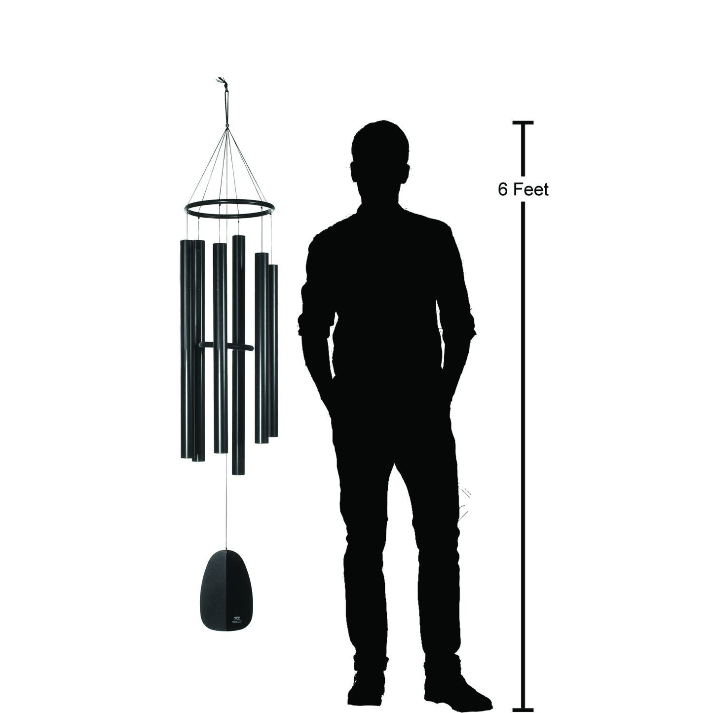 Windsinger Chimes of Apollo™ - Black - by Woodstock Chimes