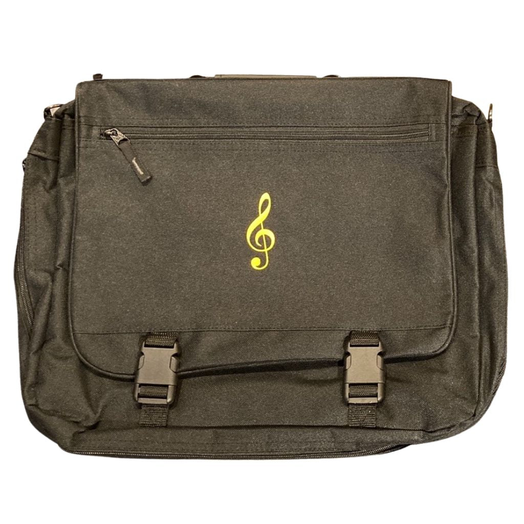 Messenger Bag, Deluxe, Treble Clef