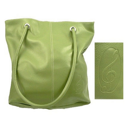 Pebblestone Treble Clef Tote Bag, Spring Green