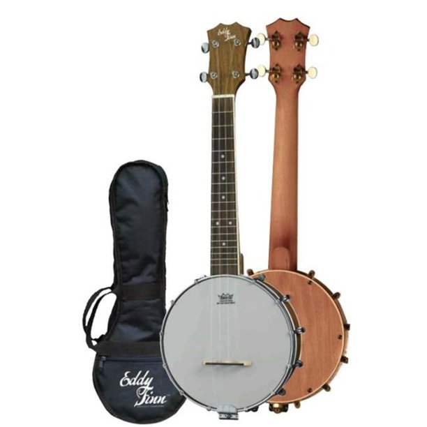 Eddy Finn EF-BU2 Banjo Ukulele, Closed Back