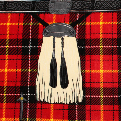 Insta-Kilt Beach Towel, Red Tartan