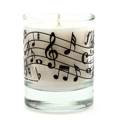 Votive Candle, Wavy Music Staff