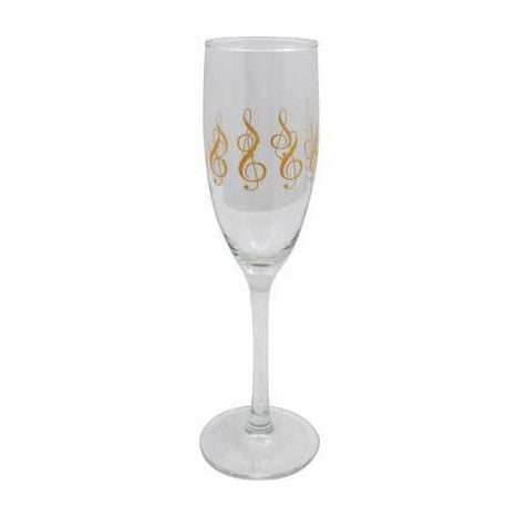 Champagne Glass, Treble Clef