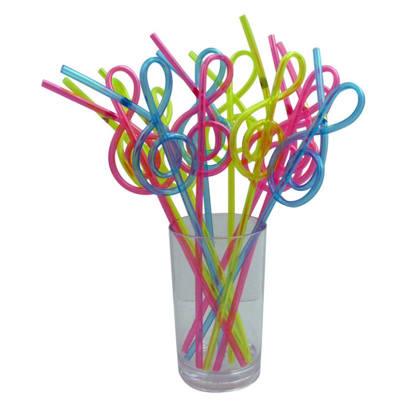 Drinking Straw, Treble Clef Design