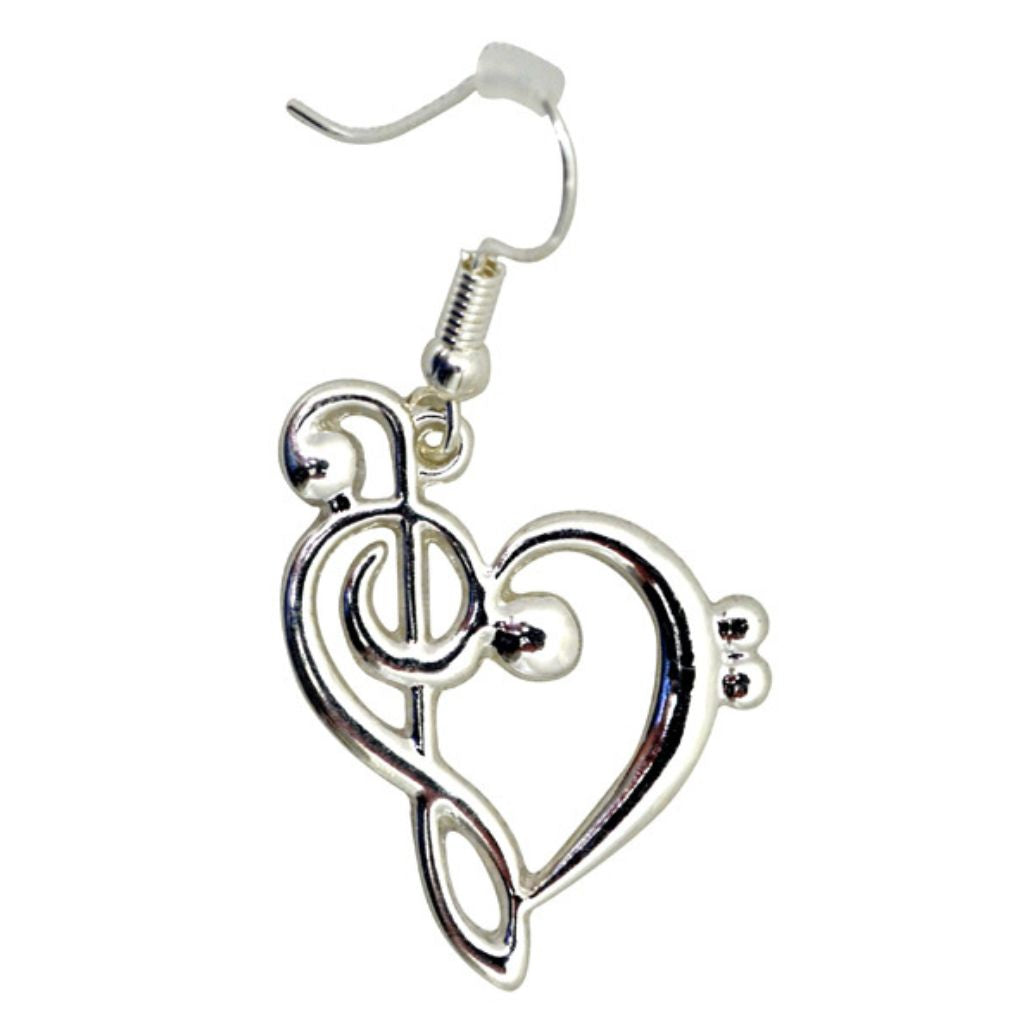 Earrings, Heart of Clefs