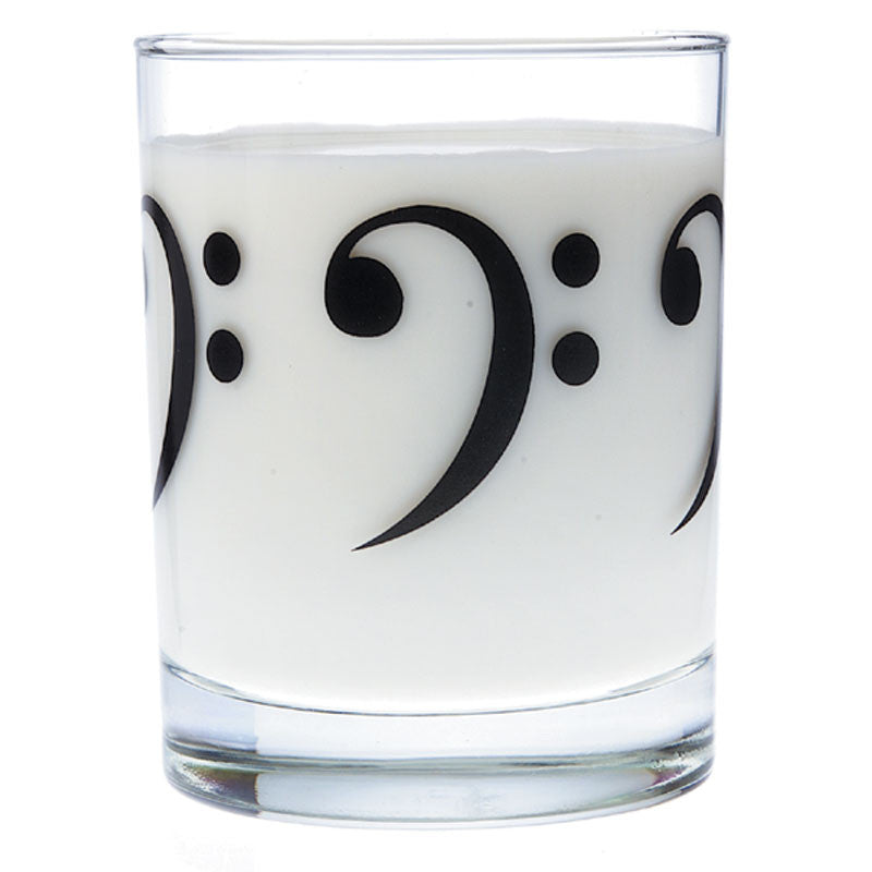 Glass Tumbler, Bass Clef