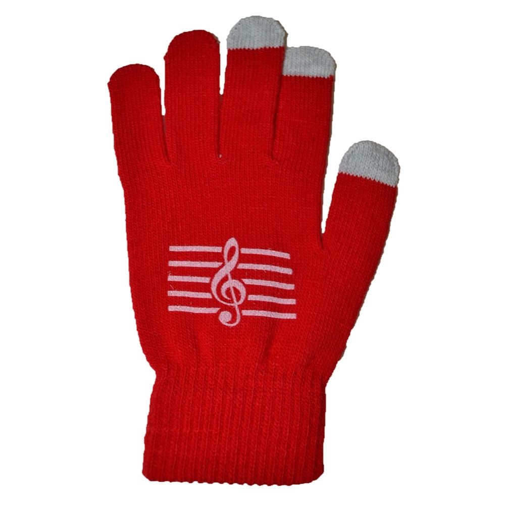 Touchscreen Gloves, Treble Clef