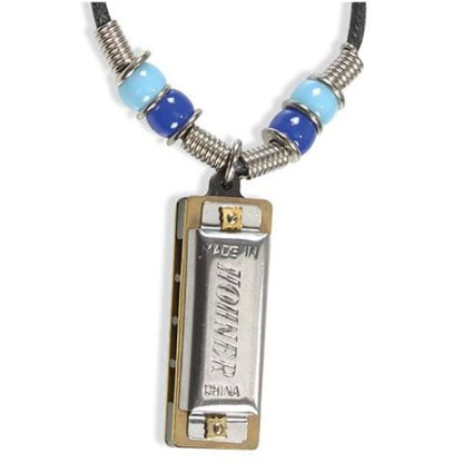 Mini Hohner Harmonica Necklace (Specify Color)