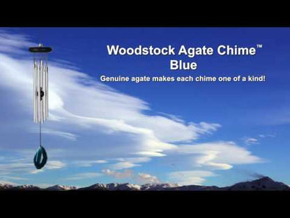 Agate Chime - Small, Blue - by Woodstock Chimes