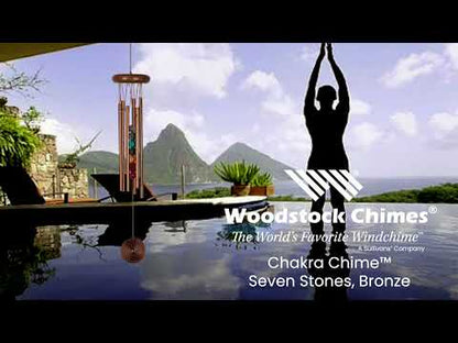 Chakra Chime - Seven Stones, Bronze - by Woodstock Chimes